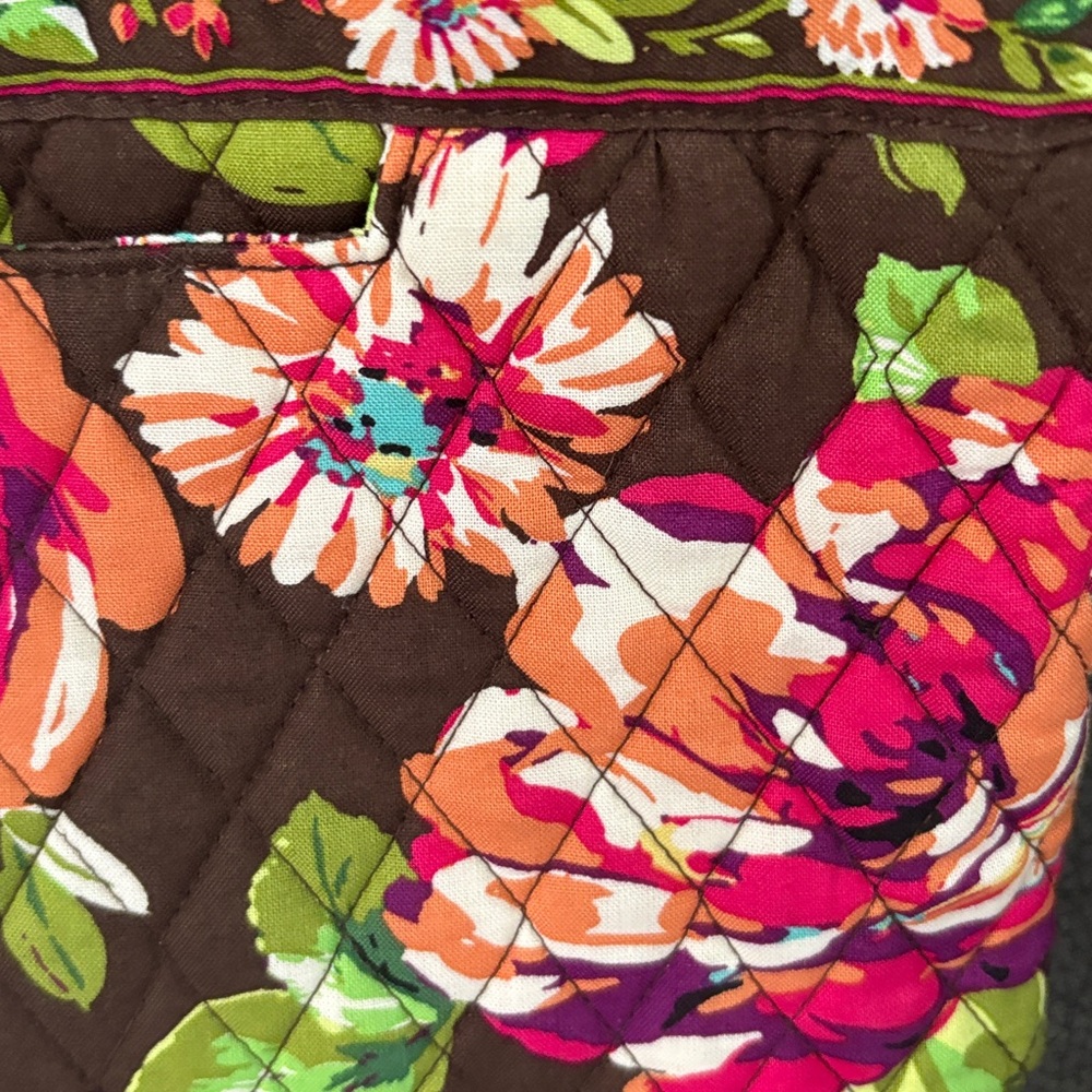 Vera Bradley petite tote in English rose - Picture 2 of 6